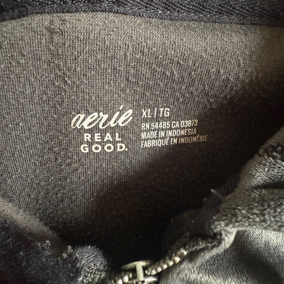 Aerie Size XL | Real Good Velour Zip Hoodie - Picture 6 of 6